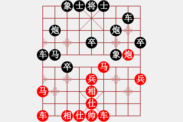 象棋棋譜圖片：雎鳩(1段)-負(fù)-搓大切肉多(2段) - 步數(shù)：30 