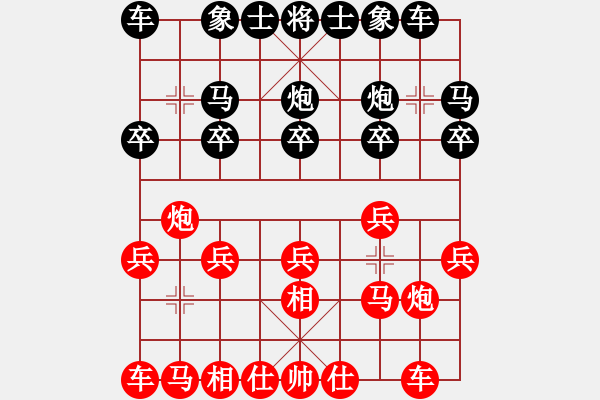 象棋棋譜圖片：2018.9.28.7好友十分鐘后勝蔣洪勇仙人指路.pgn - 步數(shù)：10 