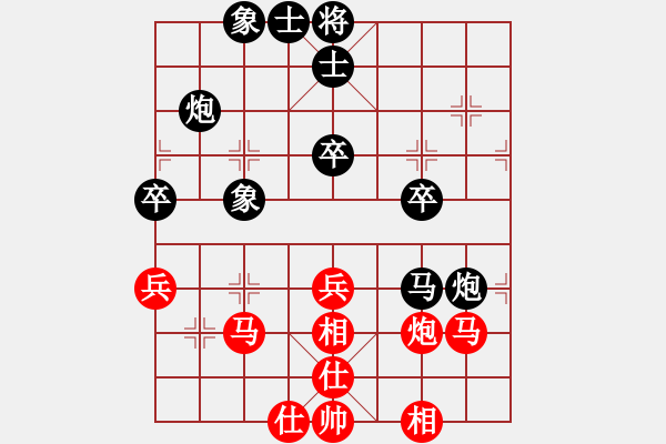 象棋棋譜圖片：老魏116VS112334(2010 8 9) - 步數(shù)：40 