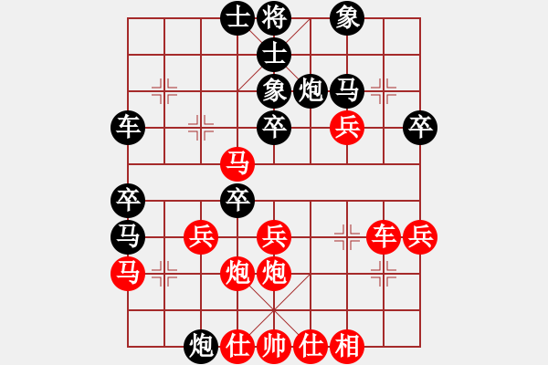 象棋棋譜圖片：棋迷會(huì)友 (先勝) 象棋(大師)C77.PGN - 步數(shù)：40 