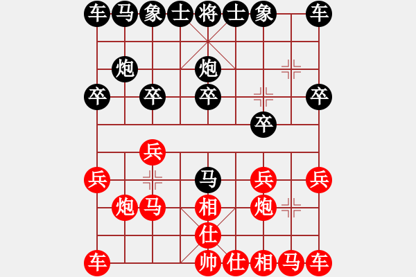 象棋棋譜圖片：達成（專1-1）先負(fù) wgp - 步數(shù)：10 