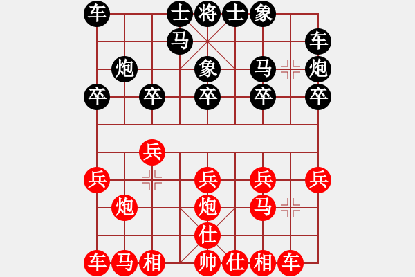 象棋棋譜圖片：《學(xué)習(xí)大師后手》邊炮左橫車拐角馬進(jìn)7卒3路車破五六炮進(jìn)七兵 - 步數(shù)：10 