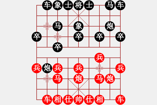 象棋棋譜圖片：難不倒(2r)-負(fù)-山雞(2級) - 步數(shù)：10 