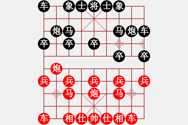 象棋棋谱图片：邹平 王勇胜 胜 宁夏 王贵福 - 步数：10 