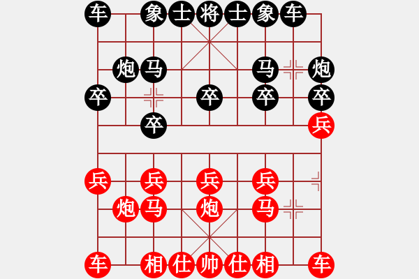 象棋棋譜圖片：1998年象棋練習(xí)性的對(duì)抗賽 彭公 王云生 負(fù) 彭公 祁勇 - 步數(shù)：10 