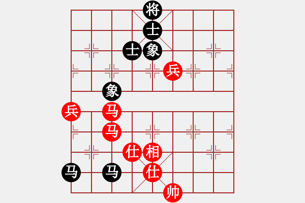 象棋棋譜圖片：佳佳象棋拾(8段)-和-lzig(8段) - 步數(shù)：90 