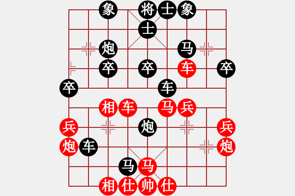 象棋棋譜圖片：205-2陳維義（丹）負(fù)林福華（玻） - 步數(shù)：30 