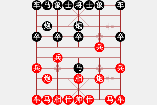 象棋棋譜圖片：ymzsqq(8段)-勝-烈棋(4段) - 步數(shù)：10 