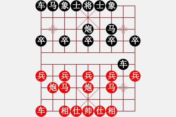 象棋棋譜圖片：門栓 - 步數(shù)：10 