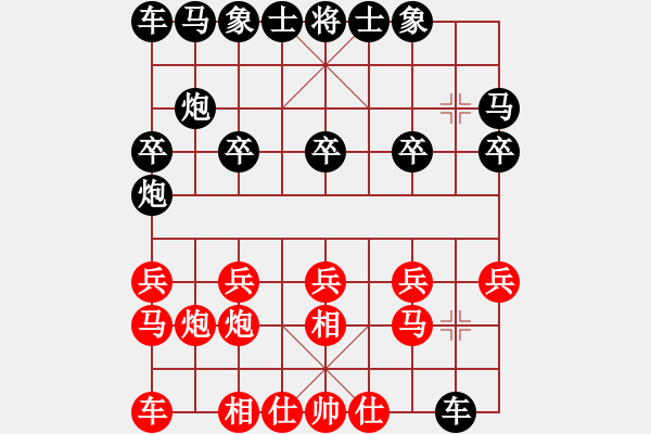 象棋棋譜圖片：棋盾小吻(8段)-勝-喵嗚(7段) - 步數(shù)：10 