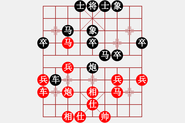 象棋棋譜圖片：石龍(3弦)-負(fù)-妹妹我思之(2弦) - 步數(shù)：30 