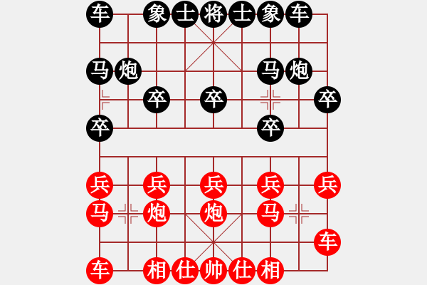 象棋棋譜圖片：無(wú)敵[2714070004] -VS- 我愛(ài)我家[545392734] - 步數(shù)：10 