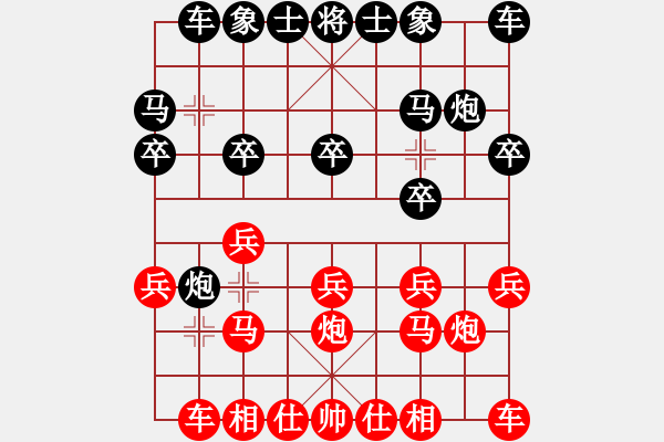 象棋棋譜圖片：炒糊了(7段)-勝-正在學(xué)棋(7段) - 步數(shù)：10 