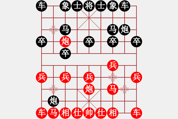 象棋棋譜圖片：貴州 李越川 和 江西 周理 - 步數(shù)：10 