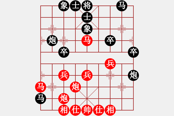 象棋棋譜圖片：名劍沈勝衣(天罡)-勝-天地人龍(地煞) - 步數(shù)：40 