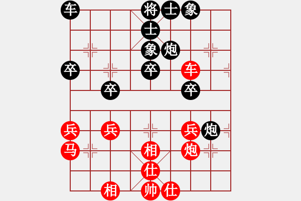 象棋棋譜圖片：兵臨城下[295531651] -VS- 橫才俊儒[292832991] - 步數(shù)：40 