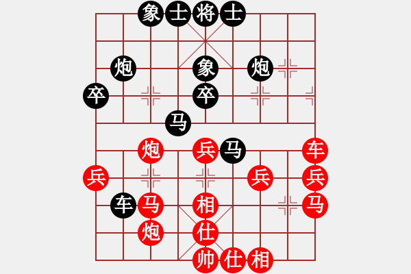 象棋棋譜圖片：不要夾擊我(3段)-負(fù)-大慶高發(fā)忠(1段) - 步數(shù)：40 