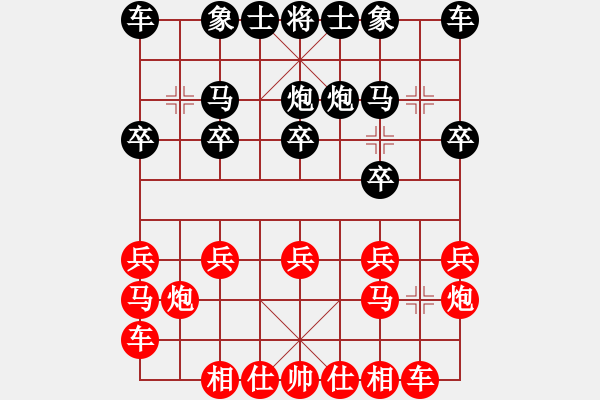 象棋棋譜圖片：離緣[561498538] -VS- 好好[2324140452] - 步數(shù)：10 