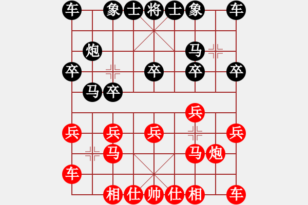 象棋棋譜圖片：太俗啦(7段)-和-wangofhit(9段) - 步數(shù)：10 