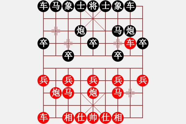 象棋棋譜圖片：業(yè)余六級 負(fù) 劉永富 - 步數(shù)：10 