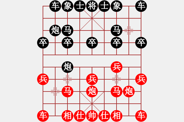 象棋棋譜圖片：黑勝_中國(guó)象棋-雷電模擬器_BUGCHESS_AVX2_98步_20240117001521966.xqf - 步數(shù)：10 