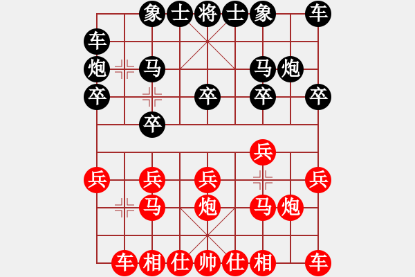 象棋棋譜圖片：1550局 B06- 中炮對(duì)龜背炮-張飛(1350) 先負(fù) 旋風(fēng)引擎23層(2802) - 步數(shù)：10 