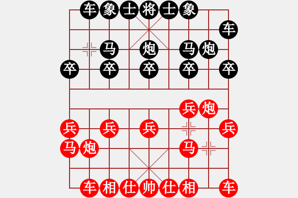 象棋棋譜圖片：adminsttb(9星) 和 cshs(9星) 2019-02-08 16-11.pgn - 步數(shù)：10 