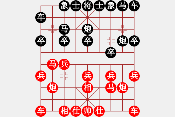 象棋棋譜圖片：春暖花開[695777216] -VS- 橫才俊儒[292832991] - 步數(shù)：10 