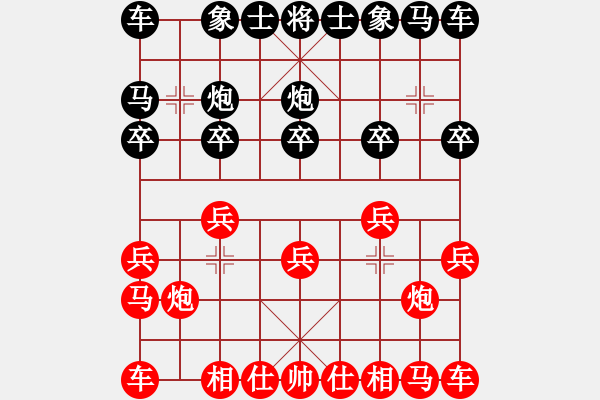 象棋棋譜圖片：閑弈王國(guó)_比賽05[紅] -VS- 熱血盟★殺手⑤金蛇劍[黑] - 步數(shù)：6 