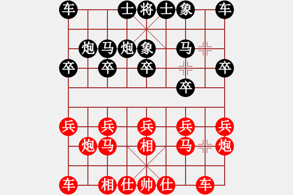 象棋棋譜圖片：仙劍問(wèn)情(9星)-和-我是木瓜(9星) - 步數(shù)：10 