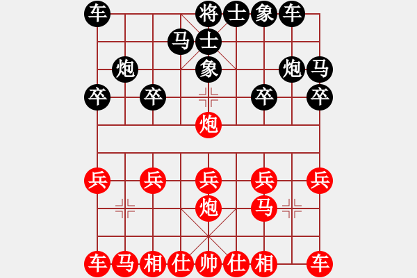 象棋棋譜圖片：《天天象棋》過關(guān)賽太守棋狂先勝變形金剛 - 步數(shù)：10 