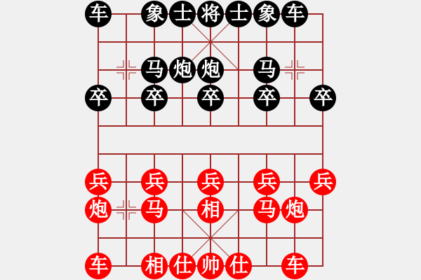 象棋棋譜圖片：弱點(4段)-負-風雨樓臺(月將) - 步數(shù)：10 