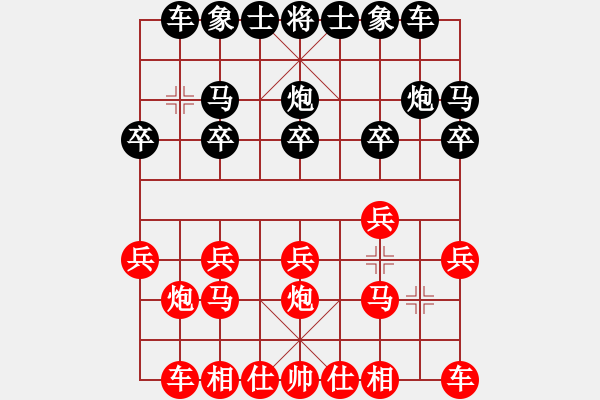 象棋棋譜圖片：劉勝 先勝 許向 - 步數(shù)：10 