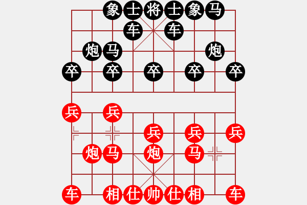 象棋棋譜圖片：[14級]浩軒爺 先勝 [14級]濯國強 - 步數(shù)：10 