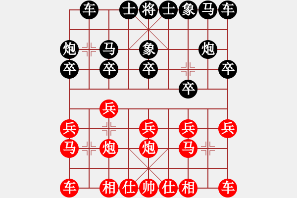 象棋棋譜圖片：天天象棋棋力評測：弈童班主【7-3】（先勝）落沫.【7-3】 - 步數(shù)：10 