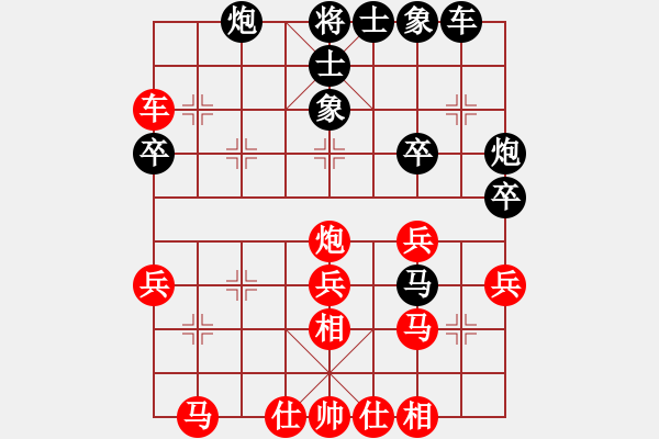 象棋棋譜圖片：到底怎么下(2段)-負(fù)-江湖夜雨(3段) - 步數(shù)：40 