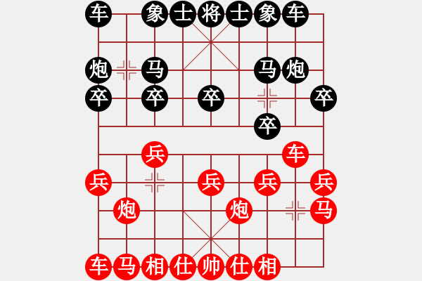 象棋棋譜圖片：蟲無害【先負(fù)】寧波戚文卿(2015-2-4弈于大師網(wǎng)高級(jí)棋室) - 步數(shù)：10 