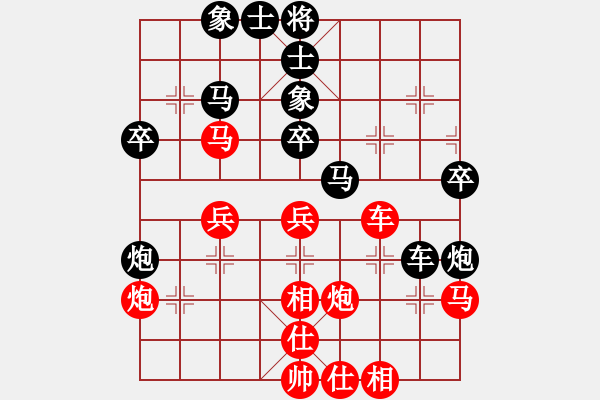 象棋棋譜圖片：蟲無害【先負(fù)】寧波戚文卿(2015-2-4弈于大師網(wǎng)高級(jí)棋室) - 步數(shù)：40 