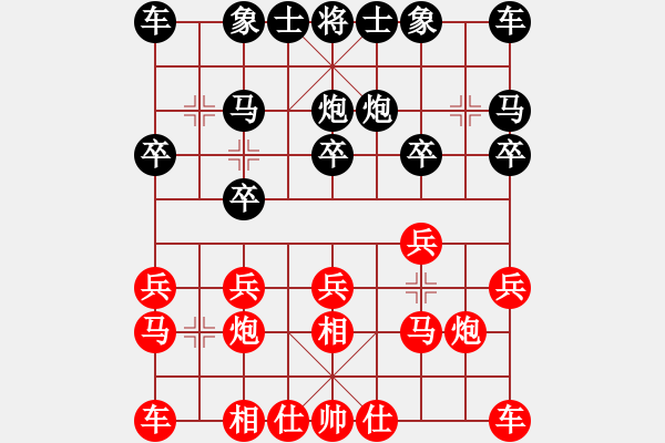 象棋棋譜圖片：打炮被炮打(6段)-負(fù)-陳雄(5段) - 步數(shù)：10 