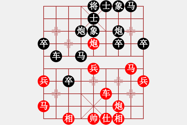 象棋棋譜圖片：淘汰賽1輪2臺 太原劉晉玉先負(fù)太原毋君臨 - 步數(shù)：40 