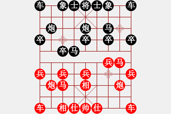 象棋棋譜圖片：火龍劍尊8VS仙居柯漢飛(2014-1-9) - 步數(shù)：10 