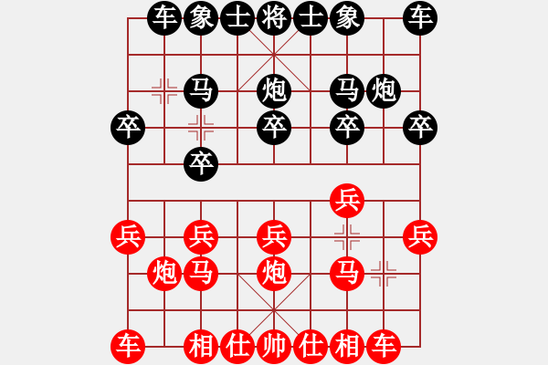 象棋棋谱图片：赵寻(5r)-负-杨敏博(5r) - 步数：10 