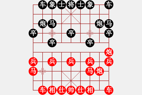 象棋棋譜圖片：重慶火鍋六(2段)-負(fù)-弈海大圣(4段) - 步數(shù)：10 