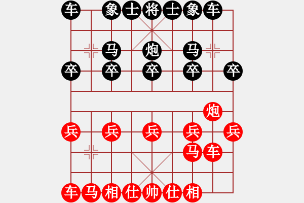 象棋棋譜圖片：老魏[1245437518] -VS- 敢死炮[1815497775] - 步數(shù)：10 