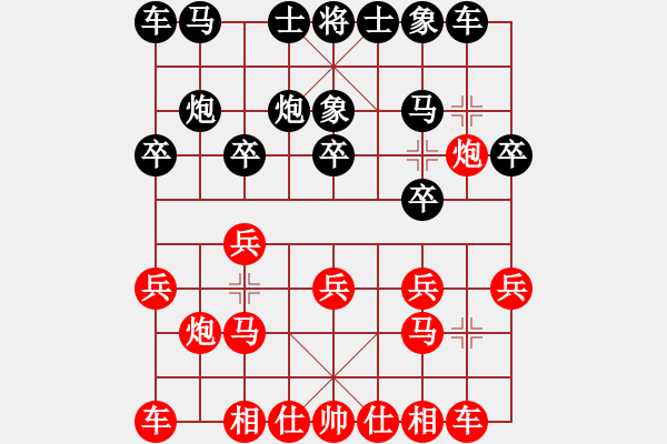 象棋棋譜圖片：溫暖的陽光(5f)-負-東方神圣(無極) - 步數：10 