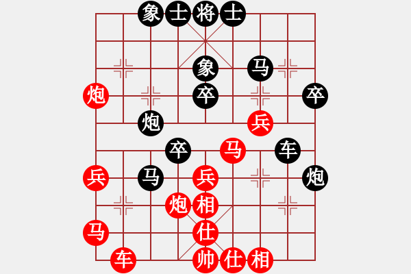 象棋棋譜圖片：limade(7段)-負(fù)-閩南人(9段) - 步數(shù)：40 