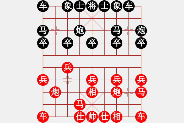 象棋棋譜圖片：中游對(duì)局 佚名 負(fù) 韓裕恒 - 步數(shù)：10 