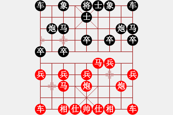 象棋棋譜圖片：一笑而過(guò)[774025820] -VS- 555[1833502472] - 步數(shù)：10 