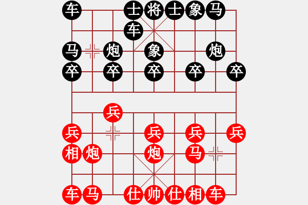 象棋棋譜圖片：hfhf(9星)-勝-三少(9星) - 步數(shù)：10 