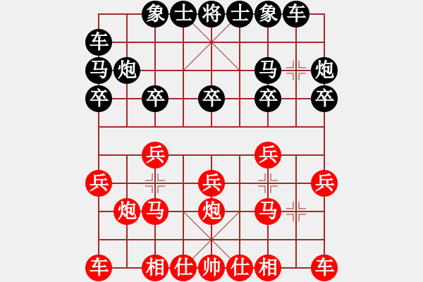 象棋棋譜圖片：第10輪 第02臺 北京 王昊 先勝 忻州 李懷世 - 步數(shù)：10 